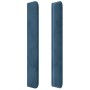 Kopfteil mit dunkelblauen Samtohren 203x16x118/128 cm von , Kopf- und Fußteile - Ref: Foro24-3119510, Preis: 108,04 €, Rabatt: %