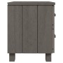 HAMAR Nachttische 2 Stk. massive Kiefer hellgrau 40x35x44,5 cm von vidaXL, Nachttische - Ref: Foro24-340411, Preis: 92,30 €, ...
