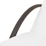 Garden lounger with cushion and brown synthetic rattan side table by vidaXL, Loungers - Ref: Foro24-42885, Price: 148,19 €, D...