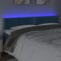 LED-Kopfteil aus dunkelblauem Samt, 180 x 5 x 78/88 cm von , Kopf- und Fußteile - Ref: Foro24-3121536, Preis: 63,86 €, Rabatt: %
