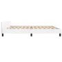 White synthetic leather headboard bed frame 200x200 cm by , Beds and slatted bases - Ref: Foro24-3125531, Price: 224,01 €, Di...