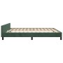 Dunkelgrüner Samtbettrahmen mit Kopfteil 180x200 cm von , Betten und Lattenroste - Ref: Foro24-3125711, Preis: 227,48 €, Raba...