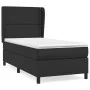 Box spring bed with black synthetic leather mattress 80x200 cm by , Beds and slatted bases - Ref: Foro24-3128937, Price: 318,...