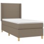 Boxspringbett mit taupegrauer Stoffmatratze 80x200 cm von , Betten und Lattenroste - Ref: Foro24-3131789, Preis: 354,86 €, Ra...