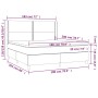 Box spring bed with black synthetic leather mattress 180x200 cm by , Beds and slatted bases - Ref: Foro24-3132453, Price: 606...