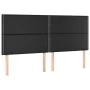 Box spring bed with mattress and LED black synthetic leather 180x200 cm by , Beds and slatted bases - Ref: Foro24-3135897, Pr...