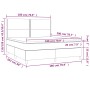 Boxspringbett mit Matratze und LED-Rosa-Samt 180x200 cm von , Betten und Lattenroste - Ref: Foro24-3136082, Preis: 540,30 €, ...