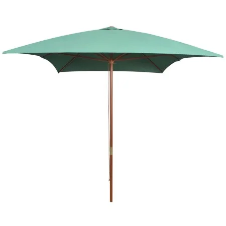 Parasol with green wooden pole 200x300 cm by vidaXL, Umbrellas - Ref: Foro24-42959, Price: 229,45 €, Discount: %