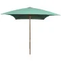 Parasol with green wooden pole 200x300 cm by vidaXL, Umbrellas - Ref: Foro24-42959, Price: 229,45 €, Discount: %