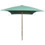Sonnenschirm mit grünem Holzmast 200x300 cm von vidaXL, Sonnenschirme - Ref: Foro24-42959, Preis: 229,45 €, Rabatt: %