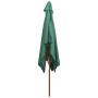Sonnenschirm mit grünem Holzmast 200x300 cm von vidaXL, Sonnenschirme - Ref: Foro24-42959, Preis: 229,45 €, Rabatt: %