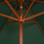 Sonnenschirm mit grünem Holzmast 200x300 cm von vidaXL, Sonnenschirme - Ref: Foro24-42959, Preis: 229,45 €, Rabatt: %