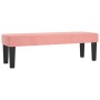 Box spring bed with pink velvet mattress 180x200 cm by , Beds and slatted bases - Ref: Foro24-3137742, Price: 596,12 €, Disco...