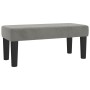 Box spring bed with light gray velvet mattress 90x190 cm by , Beds and slatted bases - Ref: Foro24-3137761, Price: 343,31 €, ...