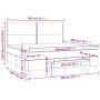 Boxspringbett mit dunkelgrüner Samtmatratze 200x200 cm von , Betten und Lattenroste - Ref: Foro24-3137806, Preis: 781,03 €, R...