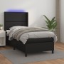 Cama box spring y colchón LED cuero sintético negro 80x200 cm de , Camas y somieres - Ref: Foro24-3139289, Precio: 307,27 €, ...