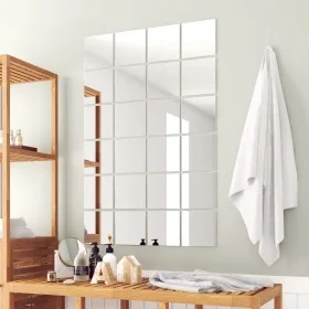 Mirror tiles 24 square glass units by vidaXL, Mirrors - Ref: Foro24-244462, Price: 38,50 €, Discount: %