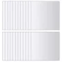 Mirror tiles 24 square glass units by vidaXL, Mirrors - Ref: Foro24-244462, Price: 38,50 €, Discount: %