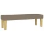 Cama box spring con colchón tela gris taupe 140x190 cm de , Camas y somieres - Ref: Foro24-3136993, Precio: 560,94 €, Descuen...