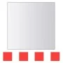 Mirror tiles 24 square glass units by vidaXL, Mirrors - Ref: Foro24-244462, Price: 38,50 €, Discount: %