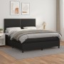 Boxspringbett mit schwarzer Kunstledermatratze 180x200 cm von , Betten und Lattenroste - Ref: Foro24-3142797, Preis: 598,49 €...