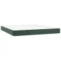 Box spring bed with dark green velvet mattress 180x200 cm by , Beds and slatted bases - Ref: Foro24-3142980, Price: 619,93 €,...