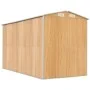 Light brown galvanized steel garden shed 192x357x223 cm by , Sheds - Ref: Foro24-3147473, Price: 462,44 €, Discount: %
