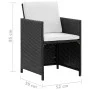 11-piece garden dining set and black synthetic rattan cushions by vidaXL, Garden sets - Ref: Foro24-42547, Price: 896,94 €, D...