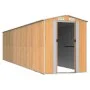 Cobertizo jardín acero galvanizado marrón claro 192x772x223 cm de , Cobertizos - Ref: Foro24-3147478, Precio: 892,67 €, Descu...