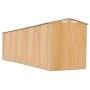 Cobertizo jardín acero galvanizado marrón claro 192x772x223 cm de , Cobertizos - Ref: Foro24-3147478, Precio: 892,67 €, Descu...