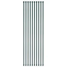 Gartenpfosten 10 Stück 1,5 m grünes Metall von vidaXL, Spaliere und Pflanzenstützen - Ref: Foro24-142310, Preis: 46,78 €, Rab...