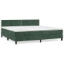 Boxspringbett mit dunkelgrüner Samtmatratze 200x200 cm von , Betten und Lattenroste - Ref: Foro24-3141266, Preis: 592,68 €, R...