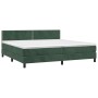 Boxspringbett mit dunkelgrüner Samtmatratze 200x200 cm von , Betten und Lattenroste - Ref: Foro24-3141266, Preis: 592,68 €, R...
