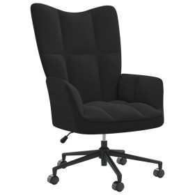 Relaxsessel aus schwarzem Samt von , Sessel - Ref: Foro24-328178, Preis: 113,93 €, Rabatt: %