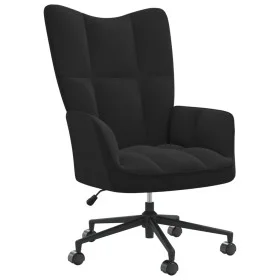 Relaxsessel aus schwarzem Samt von , Sessel - Ref: Foro24-328178, Preis: 163,94 €, Rabatt: %