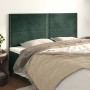 Kopfteile 4 Einheiten aus dunkelgrünem Samt 90x5x78/88 cm von , Kopf- und Fußteile - Ref: Foro24-3116255, Preis: 89,18 €, Rab...