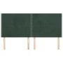 Cabeceros 4 unidades de terciopelo verde oscuro 90x5x78/88 cm de , Cabeceros y pies de cama - Ref: Foro24-3116255, Precio: 10...