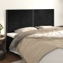 Kopfteile 4 Einheiten aus schwarzem Samt 100x5x78/88 cm von , Kopf- und Fußteile - Ref: Foro24-3116260, Preis: 91,83 €, Rabat...