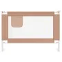 Child safety bed rail in taupe fabric 100x25 cm by , Safety railings - Ref: Foro24-10217, Price: 30,61 €, Discount: %
