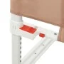 Child safety bed rail in taupe fabric 100x25 cm by , Safety railings - Ref: Foro24-10217, Price: 30,61 €, Discount: %