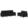 2-piece sofa set with black fabric cushions by , Sofas - Ref: Foro24-3201464, Price: 539,31 €, Discount: %