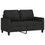 Sofagarnitur mit 2 Stück Kissen aus schwarzem Stoff von , Sofas - Ref: Foro24-3201464, Preis: 539,31 €, Rabatt: %