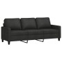 3-piece sofa set with black fabric cushions by , Sofas - Ref: Foro24-3201472, Price: 617,39 €, Discount: %