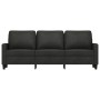 Sofá de 3 plazas de tela negro 180 cm de , Sofás - Ref: Foro24-359175, Precio: 328,06 €, Descuento: %