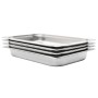 Gastronorm-Tabletts 4 Einheiten GN 1/1 65 mm Edelstahl von , Eimer für Dampftische - Ref: Foro24-50880, Preis: 56,92 €, Rabat...