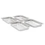 Gastronorm-Tabletts 4 Einheiten GN 1/1 65 mm Edelstahl von , Eimer für Dampftische - Ref: Foro24-50880, Preis: 59,17 €, Rabat...