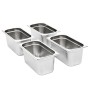 Gastronorm-Tabletts 4 Einheiten GN 1/3 150 mm Edelstahl von , Eimer für Dampftische - Ref: Foro24-50896, Preis: 68,67 €, Raba...