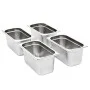 Gastronorm-Tabletts 4 Einheiten GN 1/3 150 mm Edelstahl von , Eimer für Dampftische - Ref: Foro24-50896, Preis: 62,07 €, Raba...