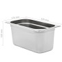 Gastronorm-Tabletts 4 Einheiten GN 1/3 150 mm Edelstahl von , Eimer für Dampftische - Ref: Foro24-50896, Preis: 68,67 €, Raba...