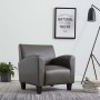 Gray synthetic leather armchair by , Armchairs - Ref: Foro24-248619, Price: 183,82 €, Discount: %